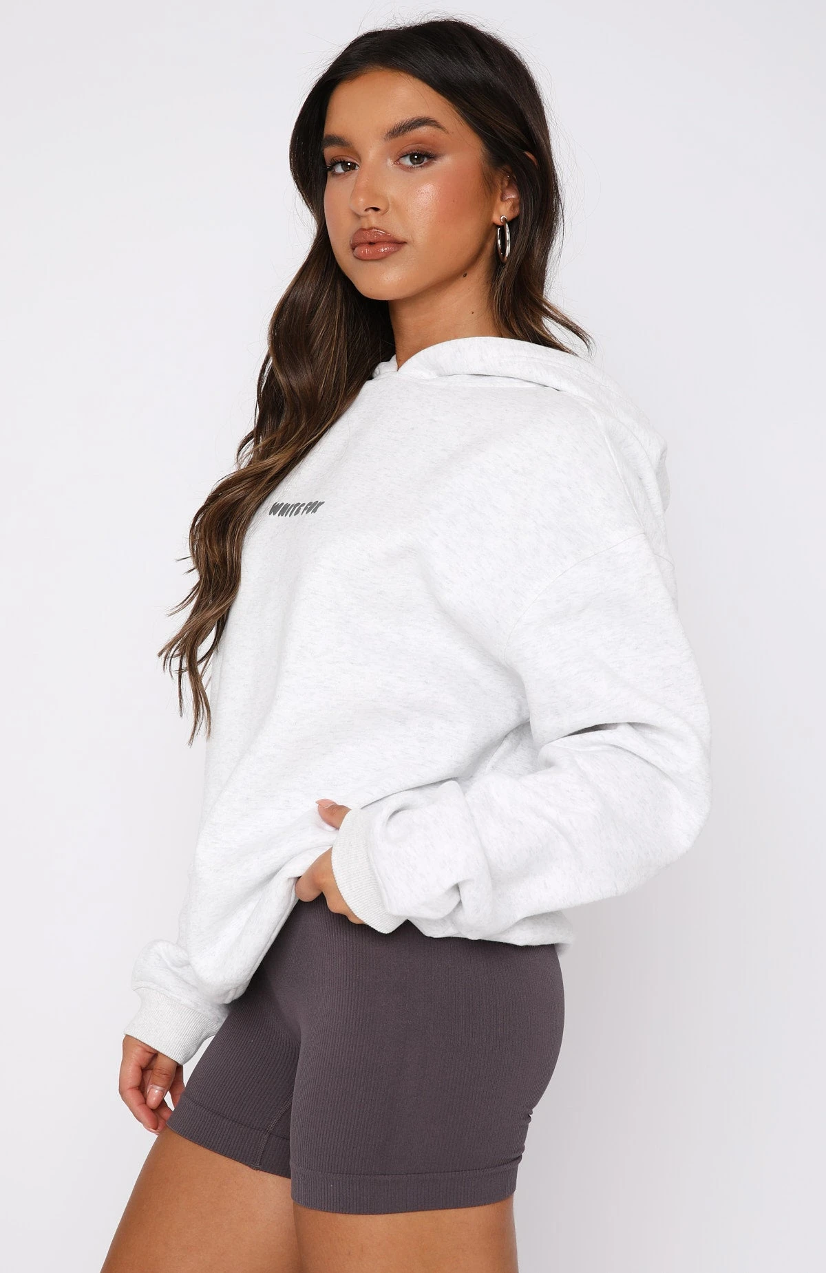 Leisure Series Oversized Hoodie Glacier Grey - Image 3