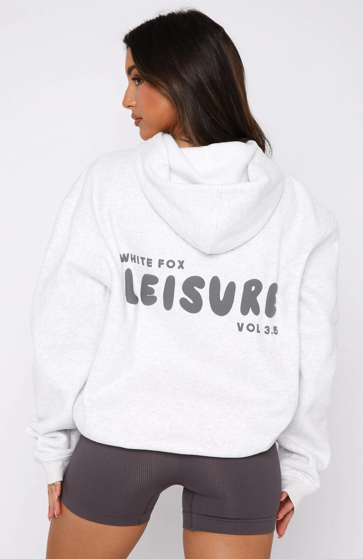 Leisure Series Oversized Hoodie Glacier Grey - Image 4