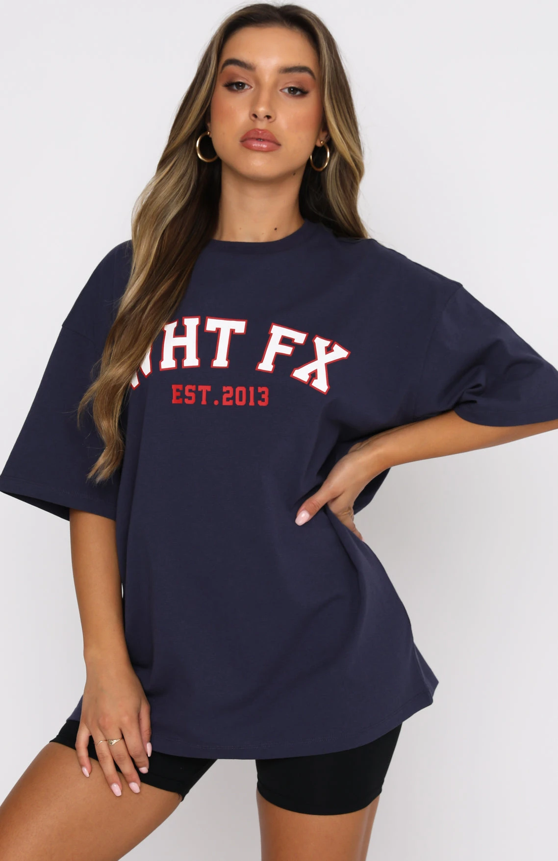 Varsity Tee Dusty Navy - Image 2
