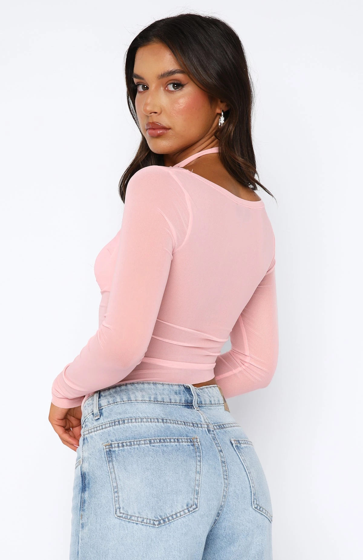 Passion For You Long Sleeve Top Baby Pink - Image 4