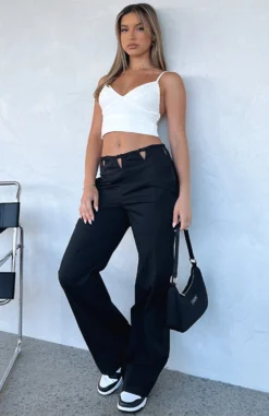 Like What You See Pants Black