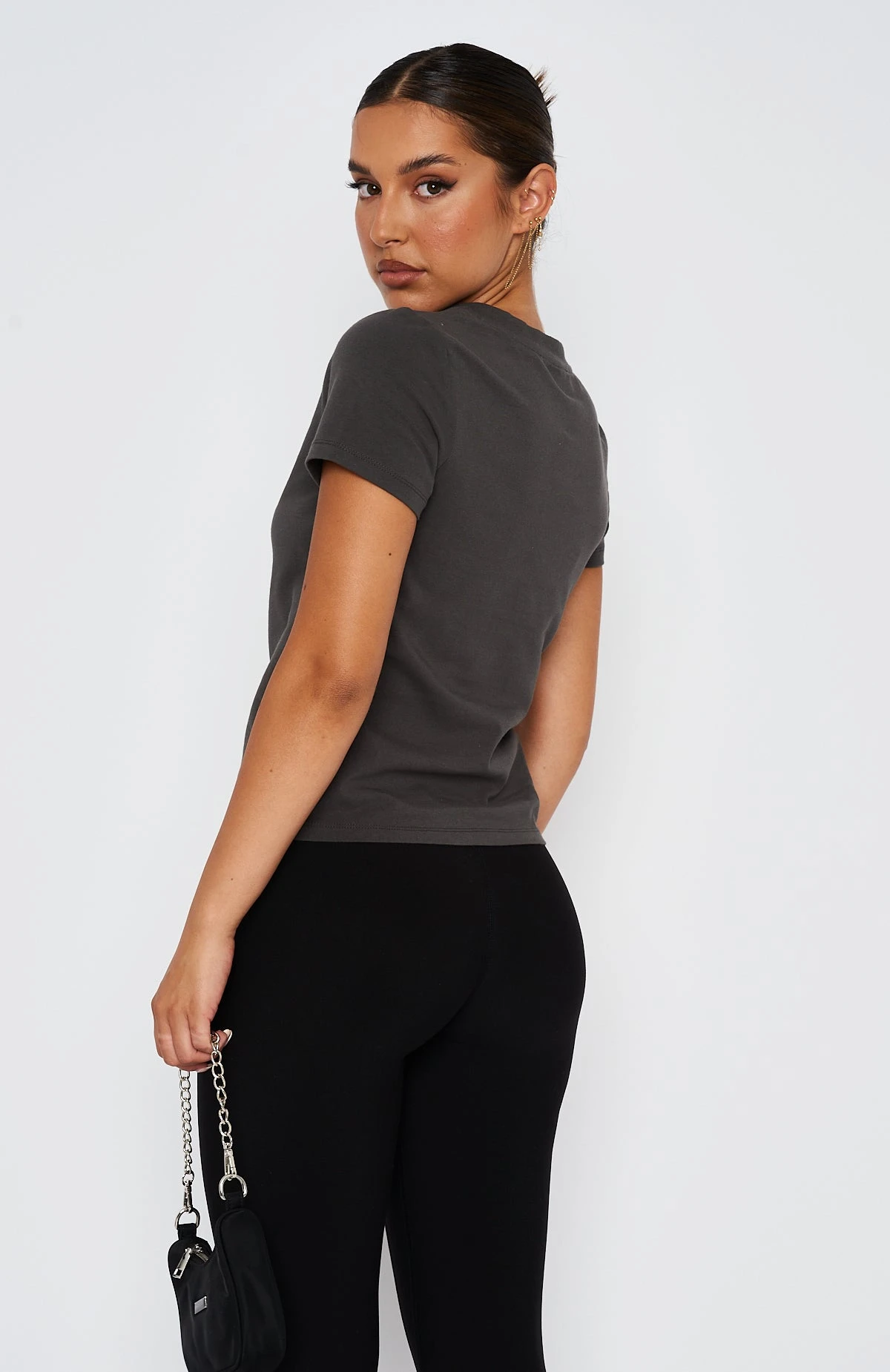 Figure It Out Tee Charcoal - Image 5