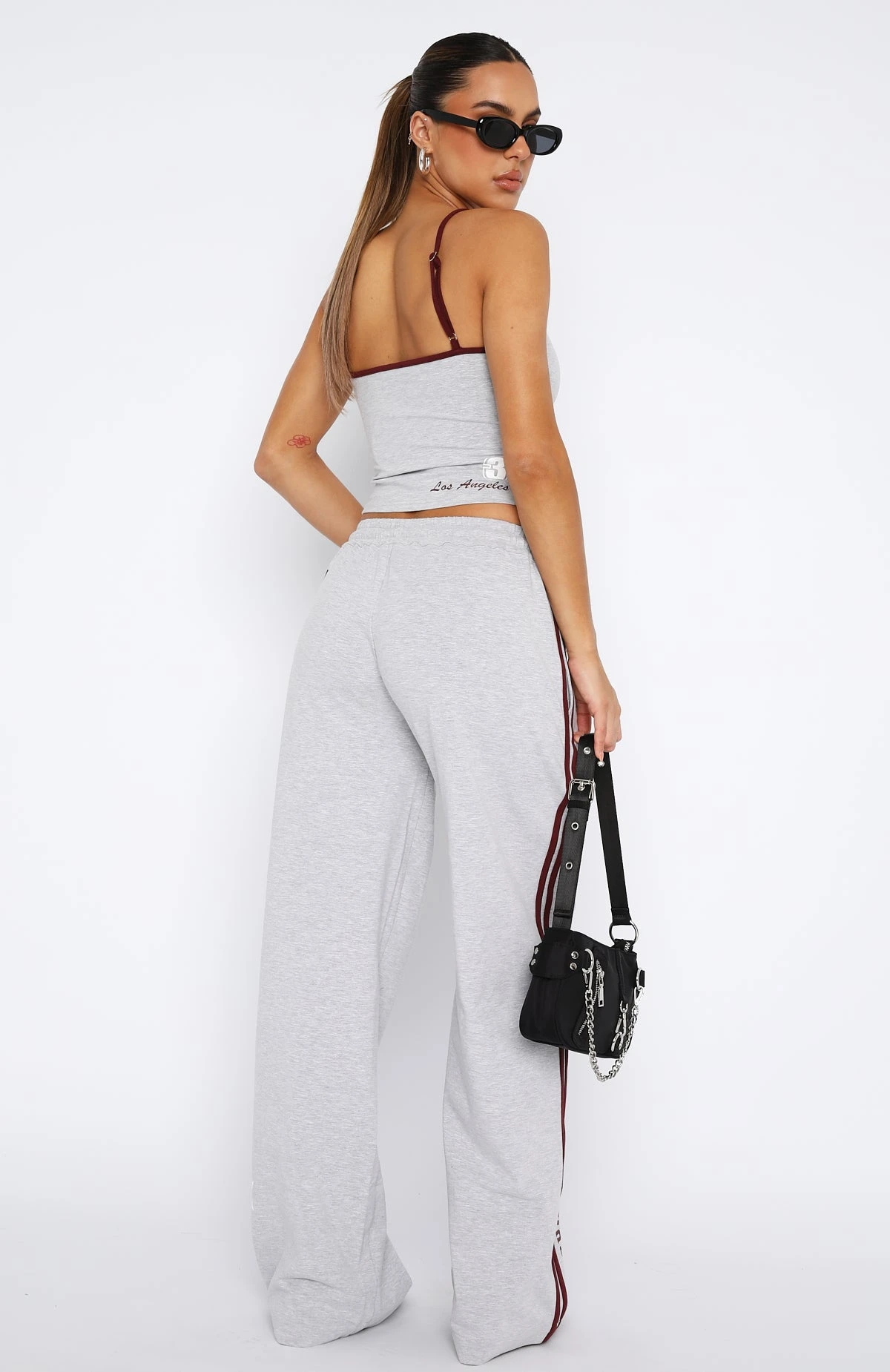 All Star Season Track Pants Grey Marle - Image 4