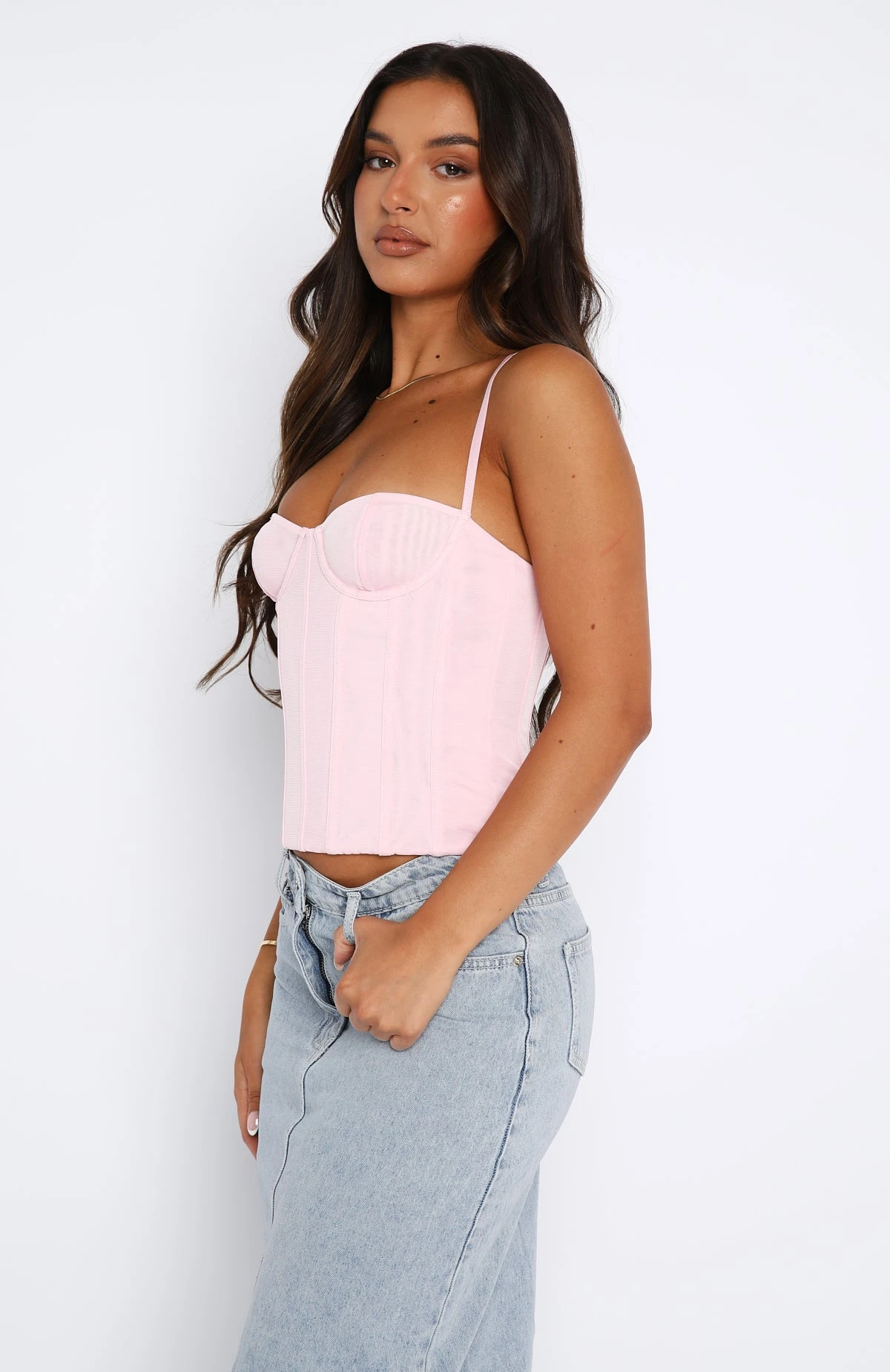 Been Waiting Bustier Baby Pink - Image 3