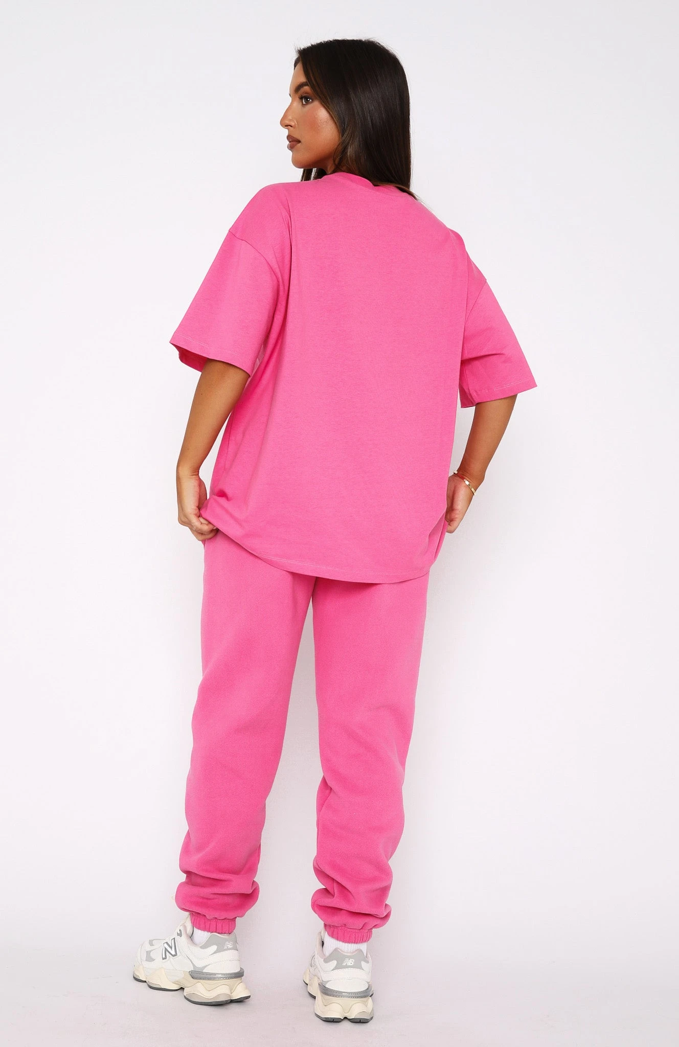 The Main Season Sweatpants Hot Pink - Image 4