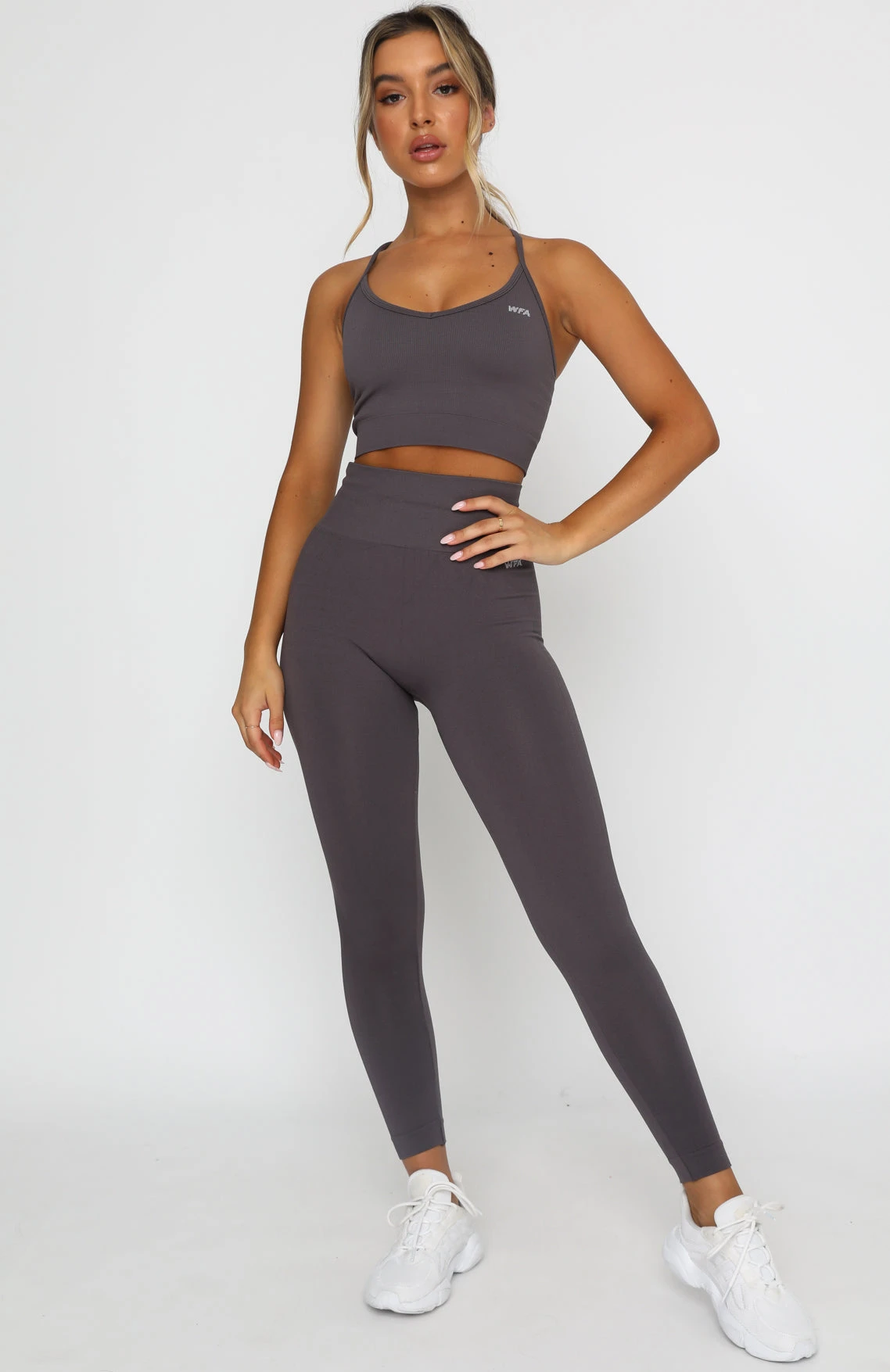 Seamless High Waisted Leggings Shadow - Image 5