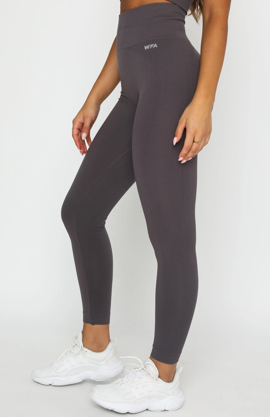Seamless High Waisted Leggings Shadow - Image 3