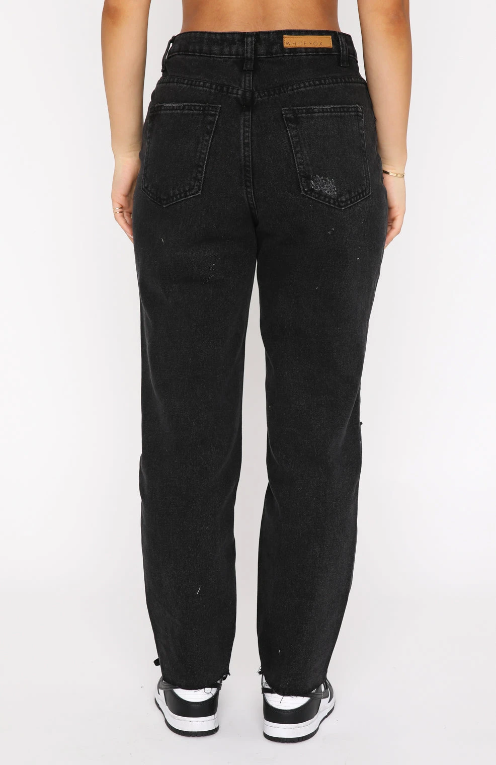 Love Stoned Mid Rise Slim Leg Jeans Vintage Black - Image 4
