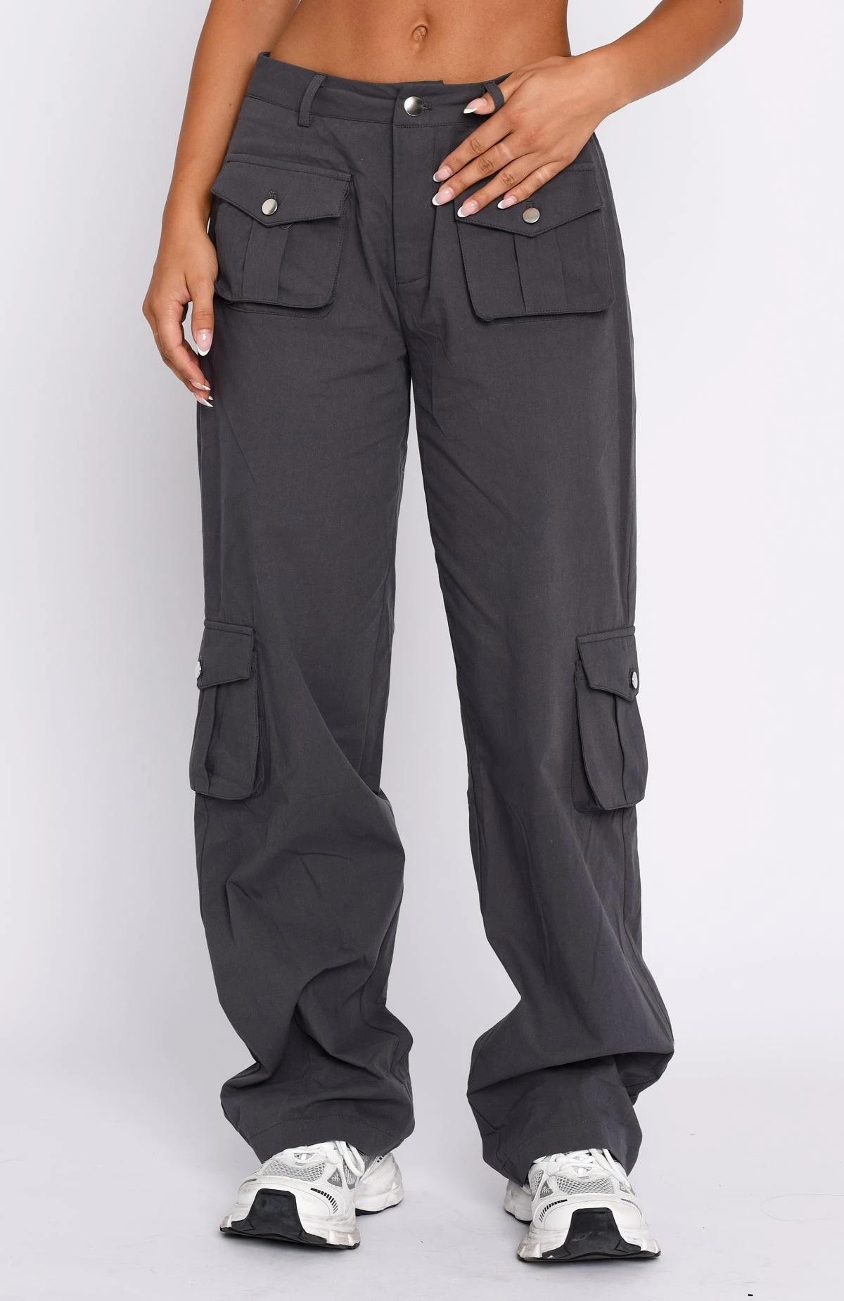 Clear My Mind Pants Charcoal - Image 2