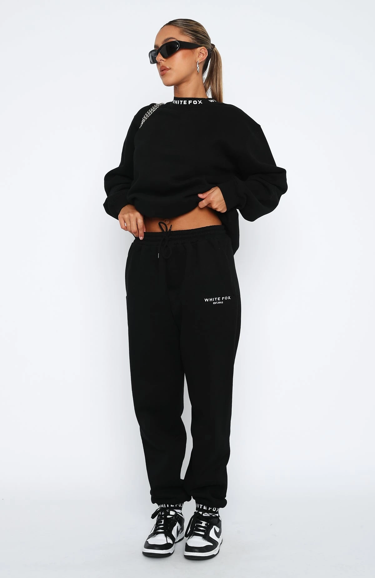 Put It On Repeat Oversized Sweater Black - Image 5