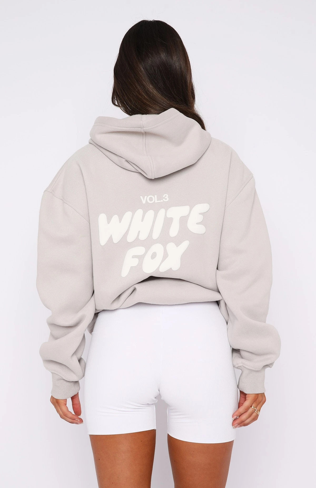 Offstage Ribbed Bike Shorts White - Image 5