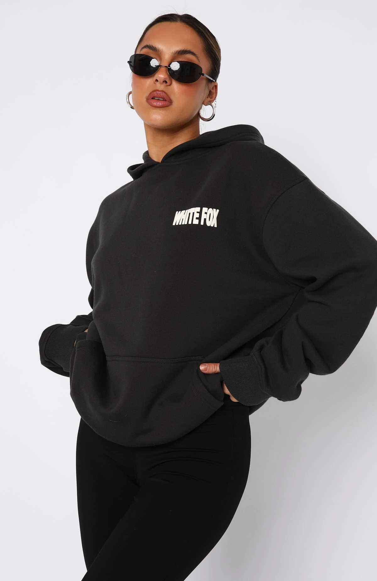 Major Moves Oversized Hoodie Charcoal - Image 2