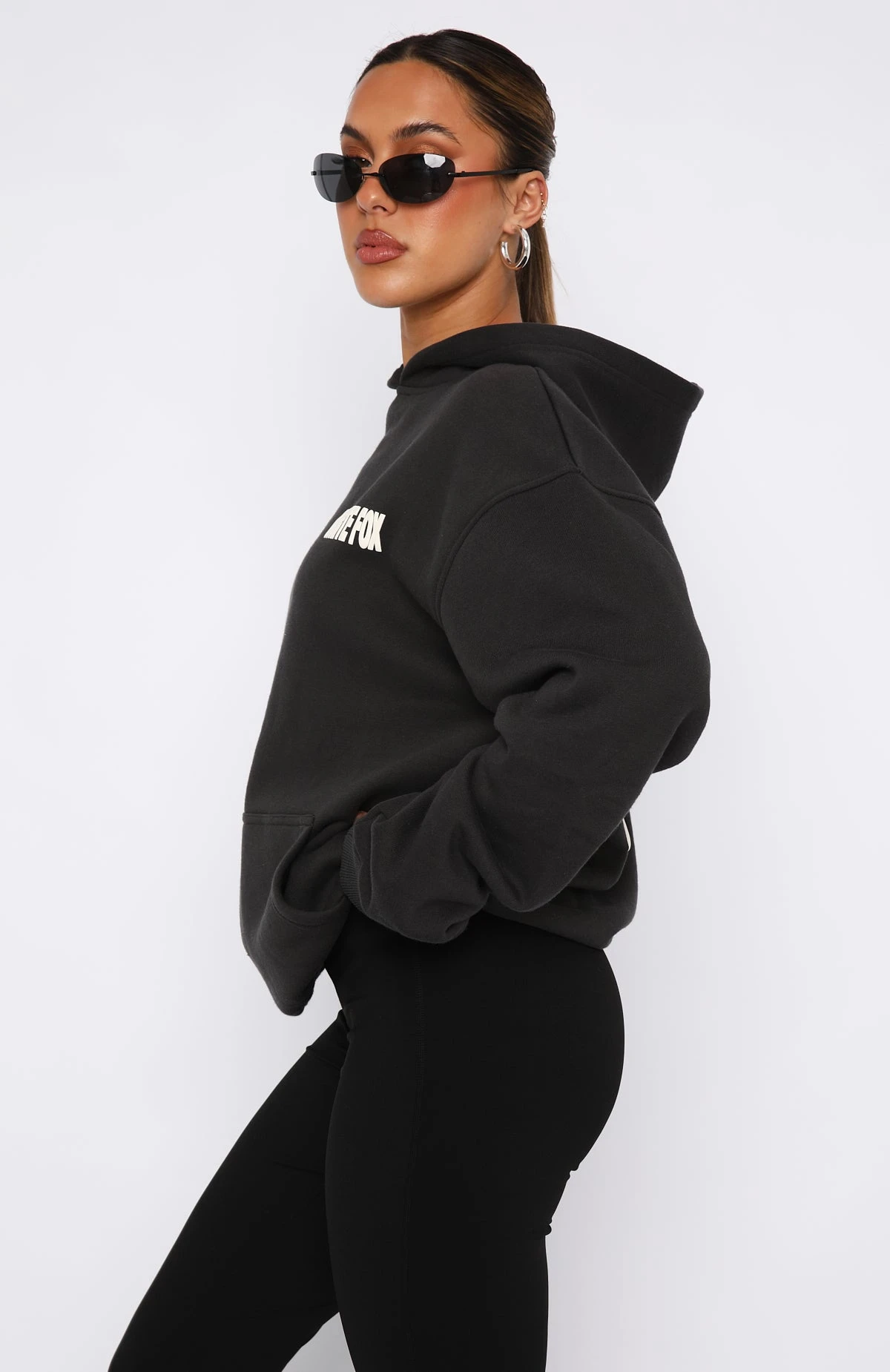 Major Moves Oversized Hoodie Charcoal - Image 3