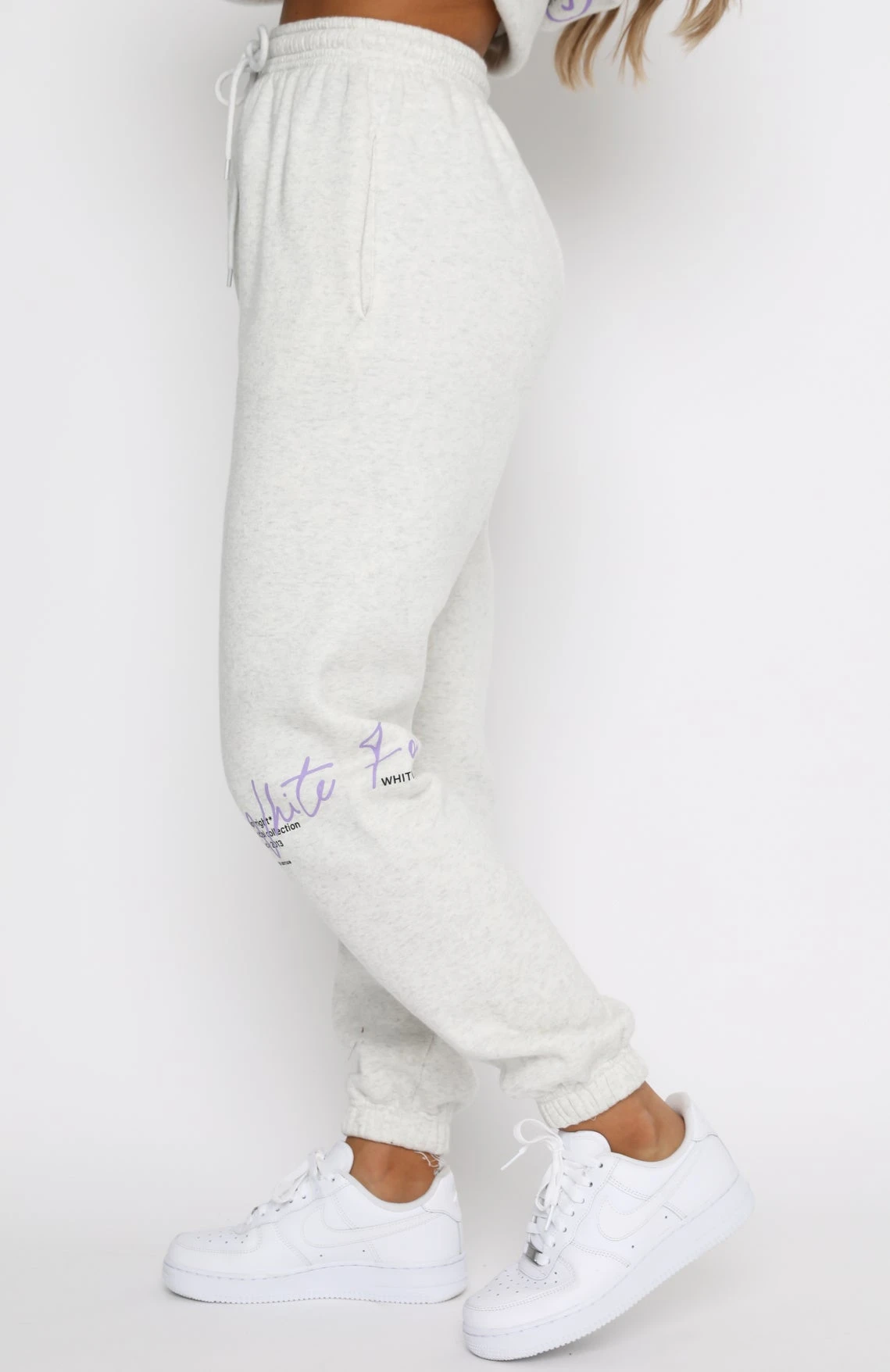New Story Sweatpants Grey Marle - Image 3