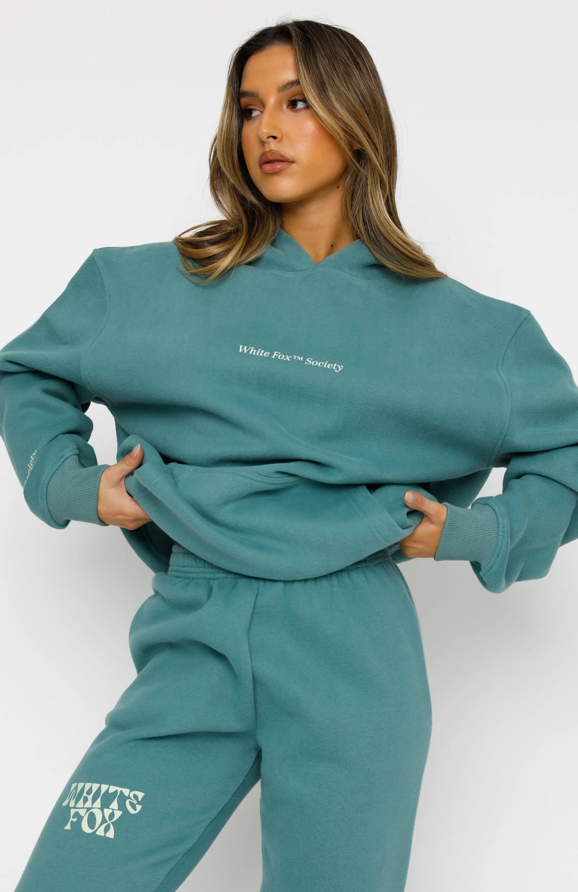 Heartbreak Hotel Hoodie Teal - Image 2
