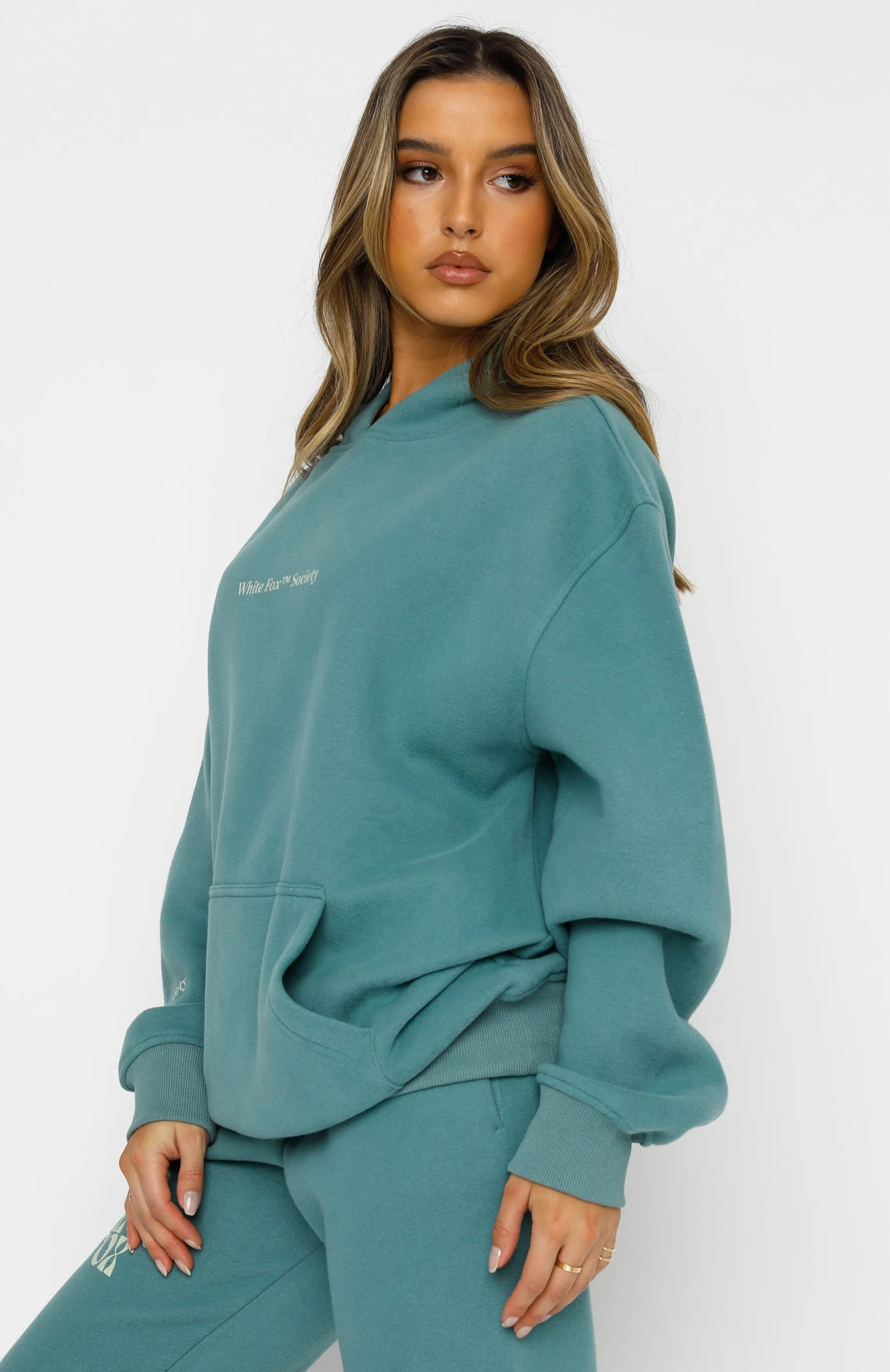 Heartbreak Hotel Hoodie Teal - Image 3