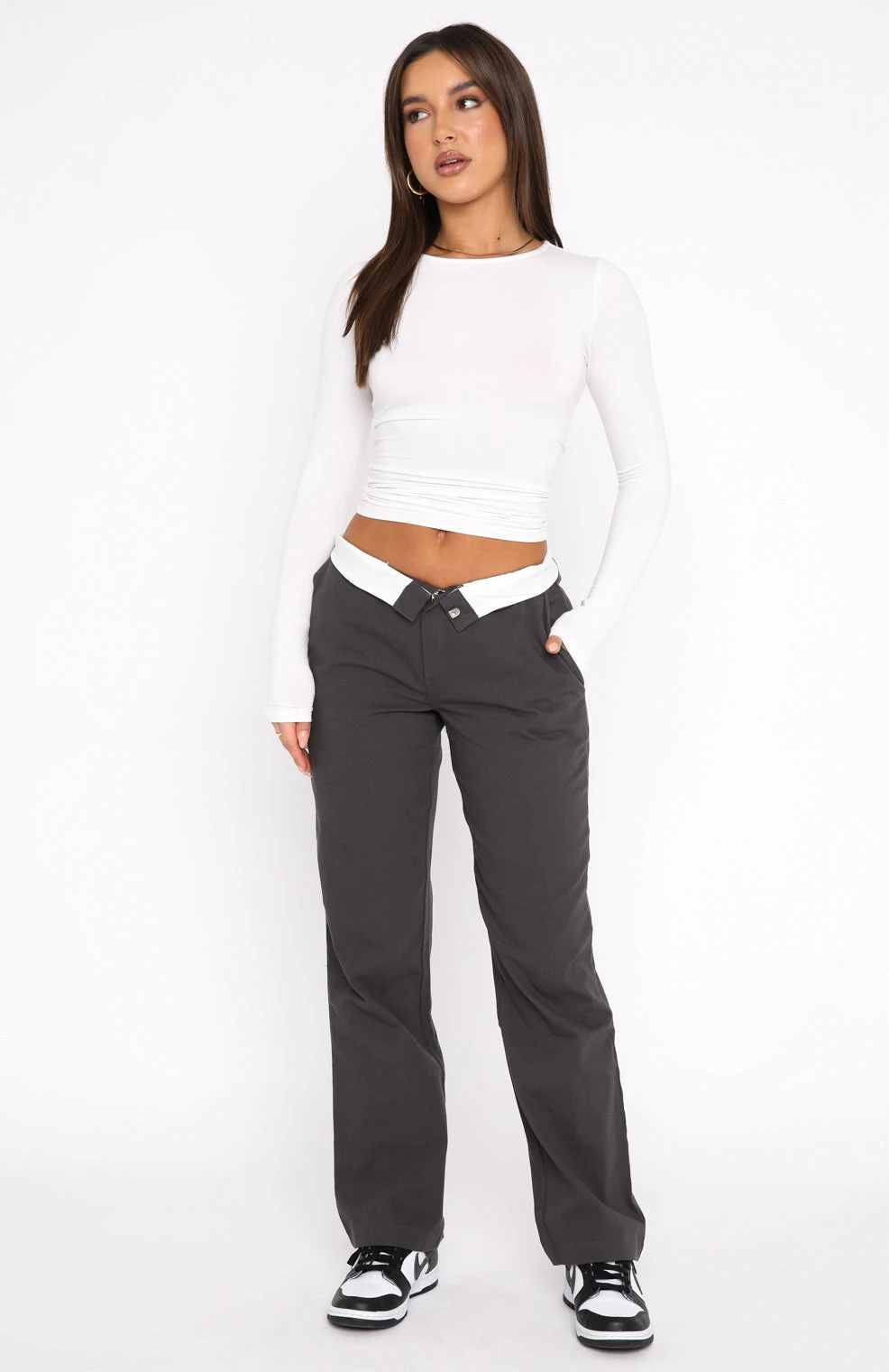 Don't Mess Around Pants Charcoal - Image 5