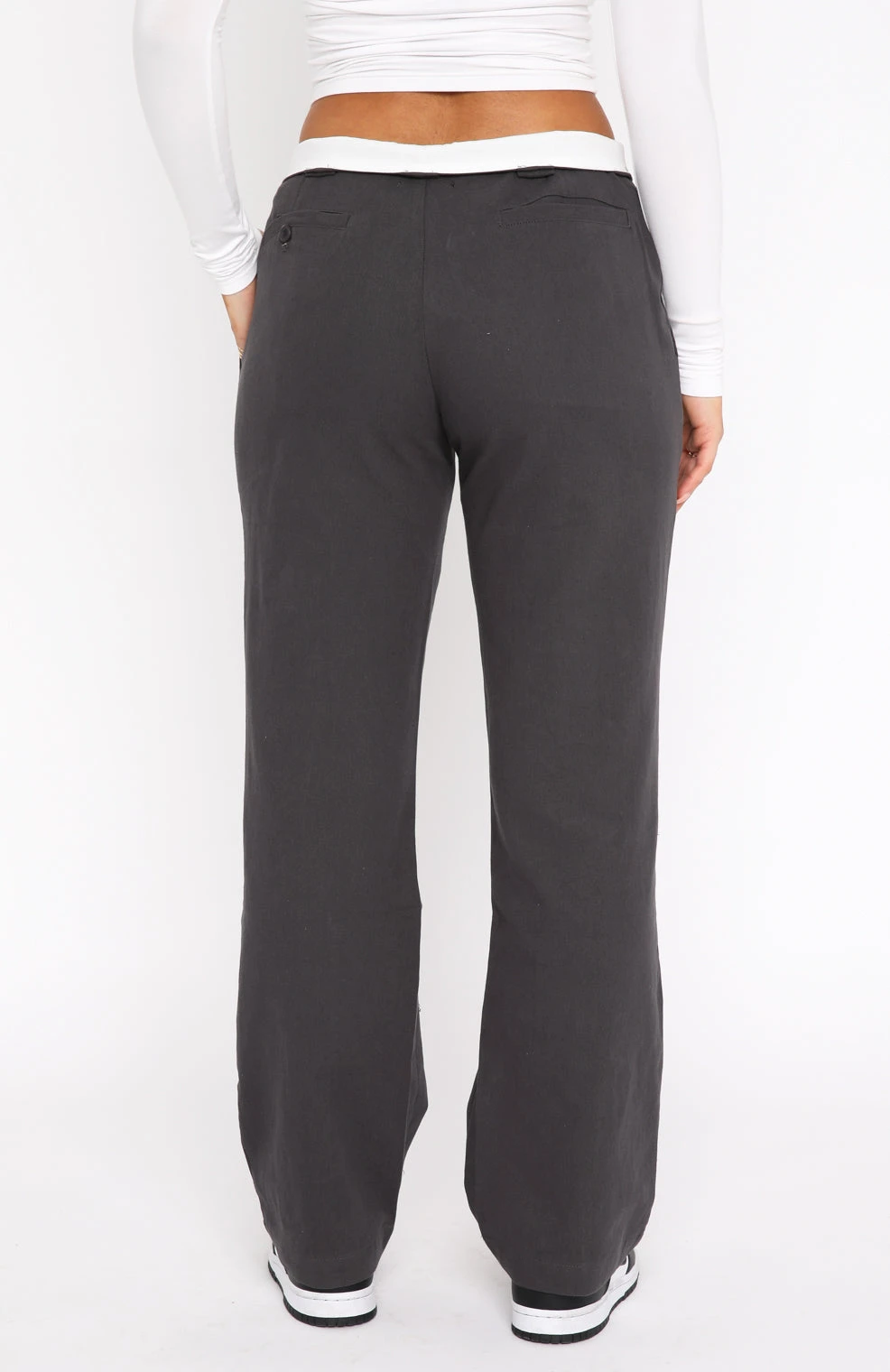 Don't Mess Around Pants Charcoal - Image 4