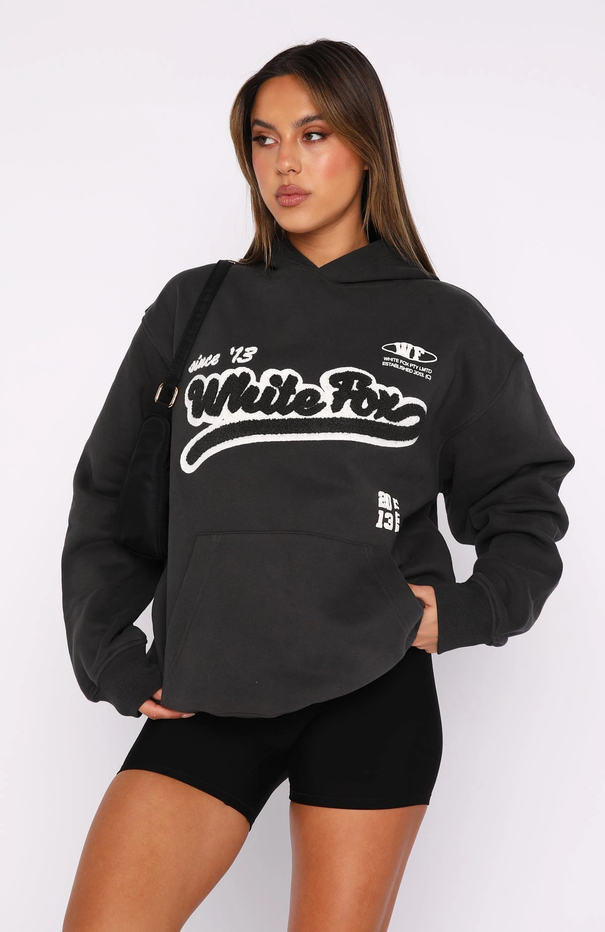 Bring You Around Oversized Hoodie Charcoal - Image 2