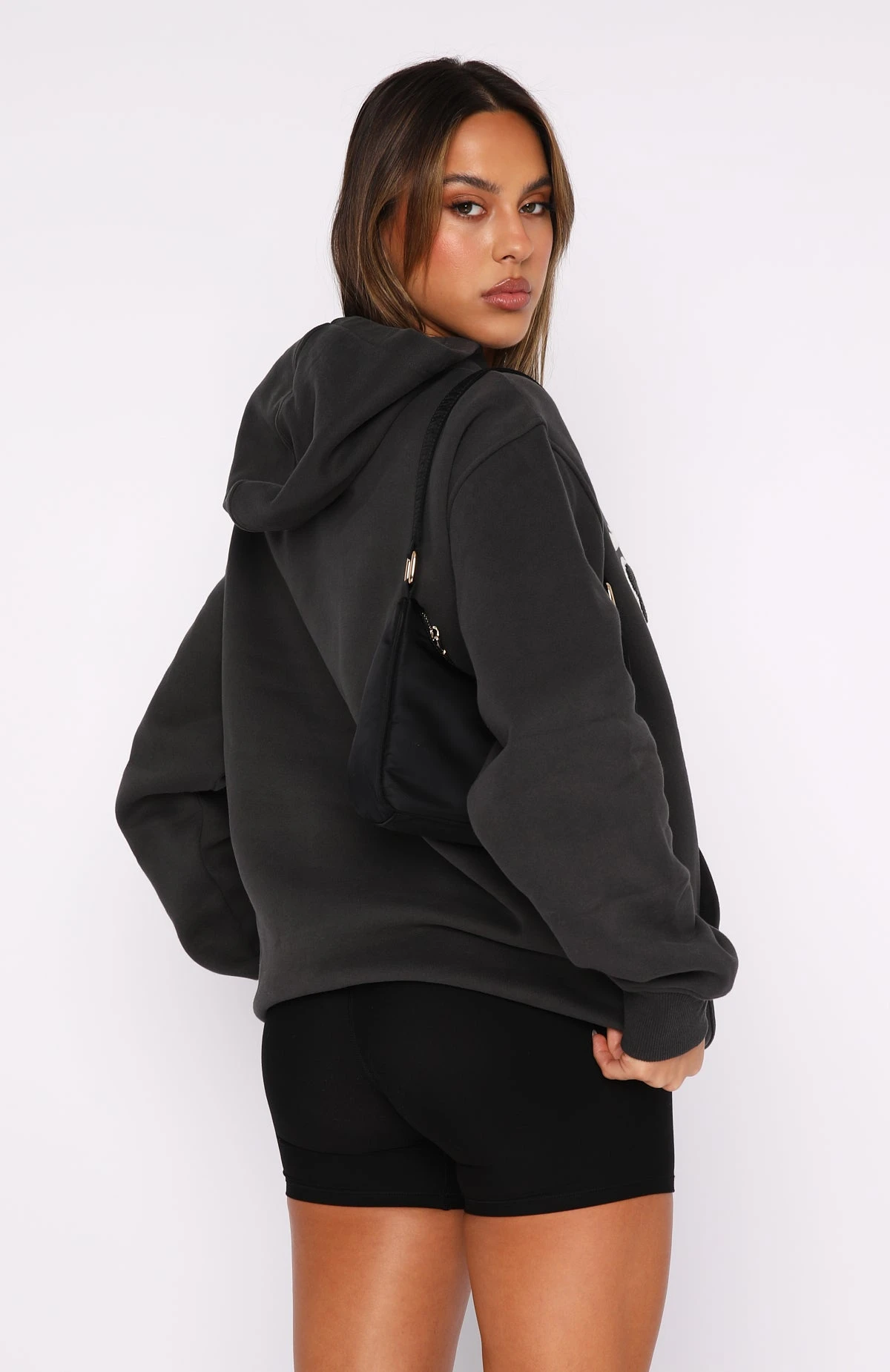 Bring You Around Oversized Hoodie Charcoal - Image 4