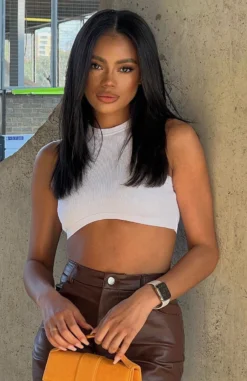 Commit To Me Crop White