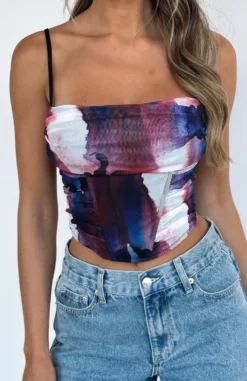 If You Must Bustier Berry Splash