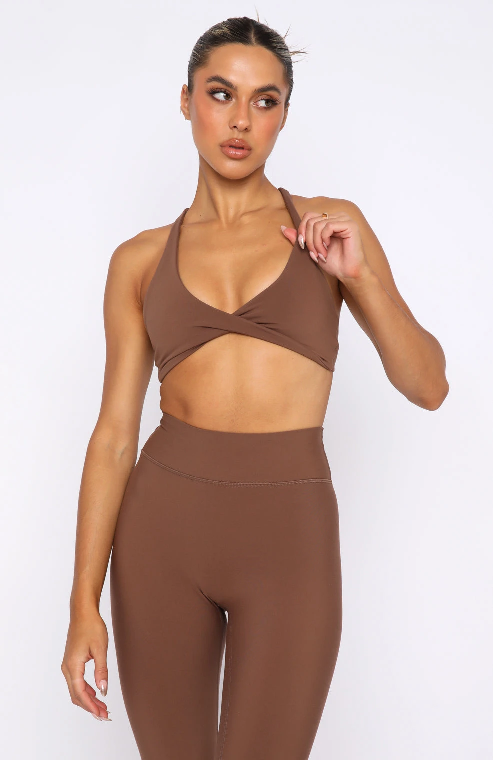 High Definition Sports Bra Chocolate - Image 2