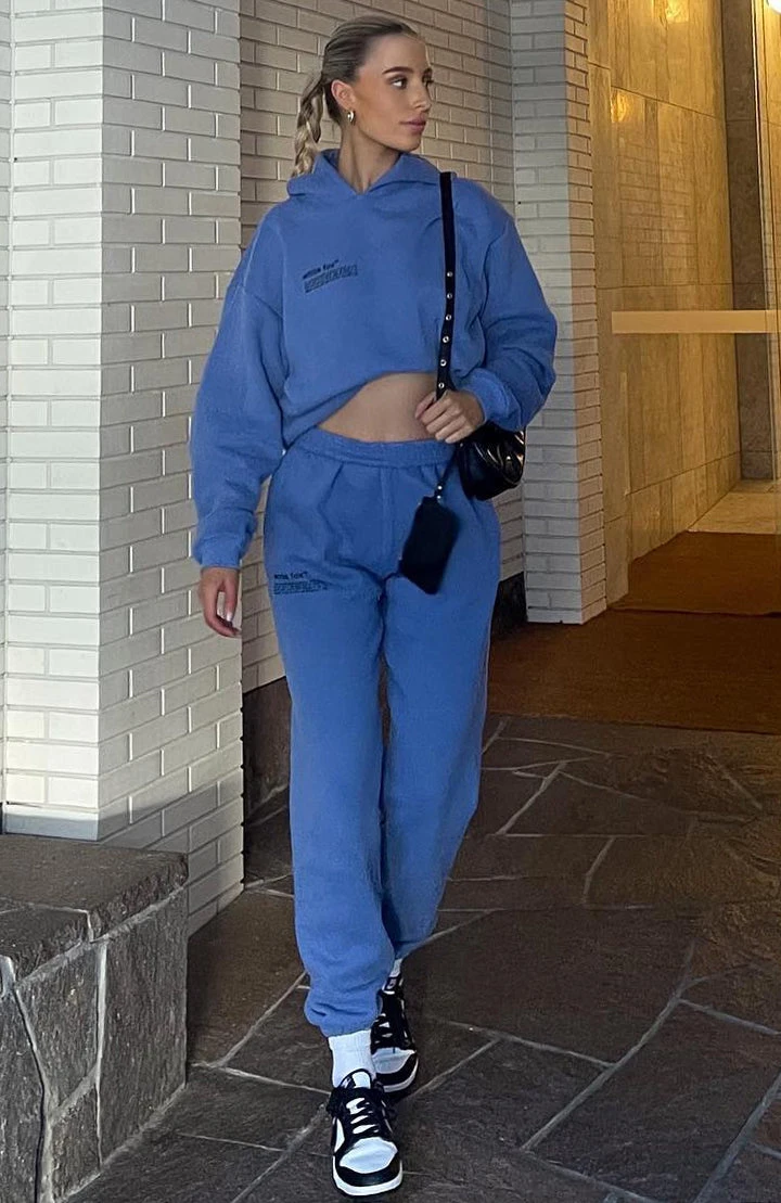 She's A Baddie Hoodie Dusk Blue - Image 6