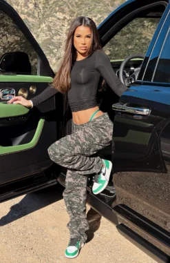 Out To Play Pants Khaki Digital Print