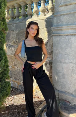 Keeping Score Pants Black