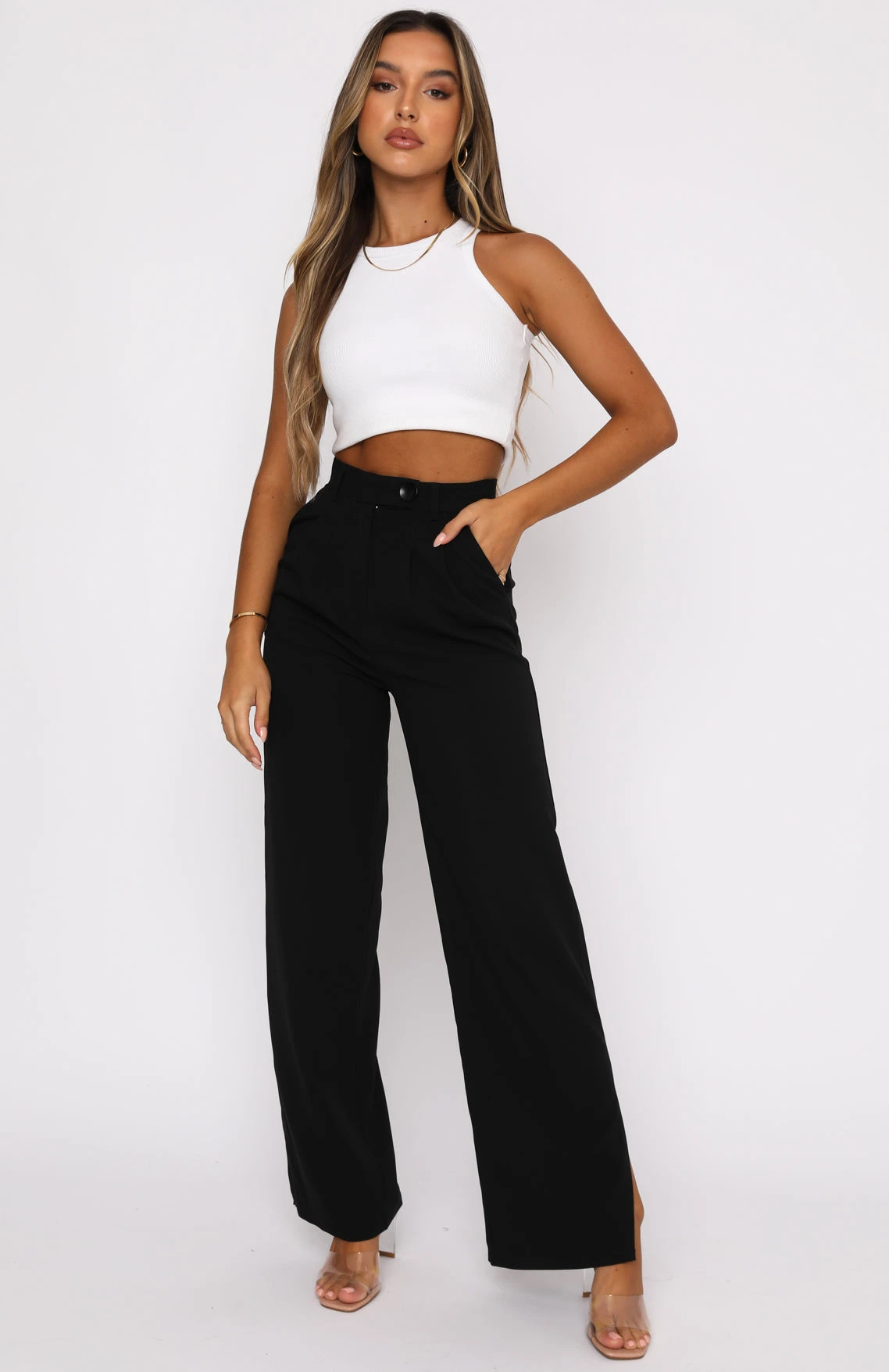 Press Pause Pants Black - Image 5