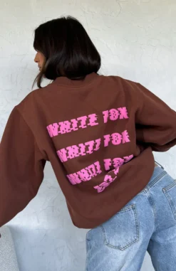 All A Blur Oversized Sweater Auburn