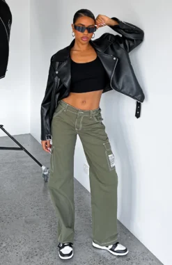 Back On Top Jeans Khaki