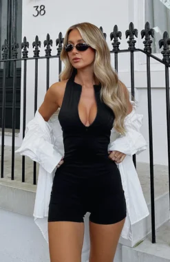 Better Than Good Playsuit Black