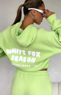 The Main Season Oversized Hoodie Neon Green