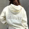 Leisure Series Oversized Hoodie Cream