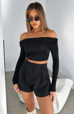 Hey Vacay Shorts Black