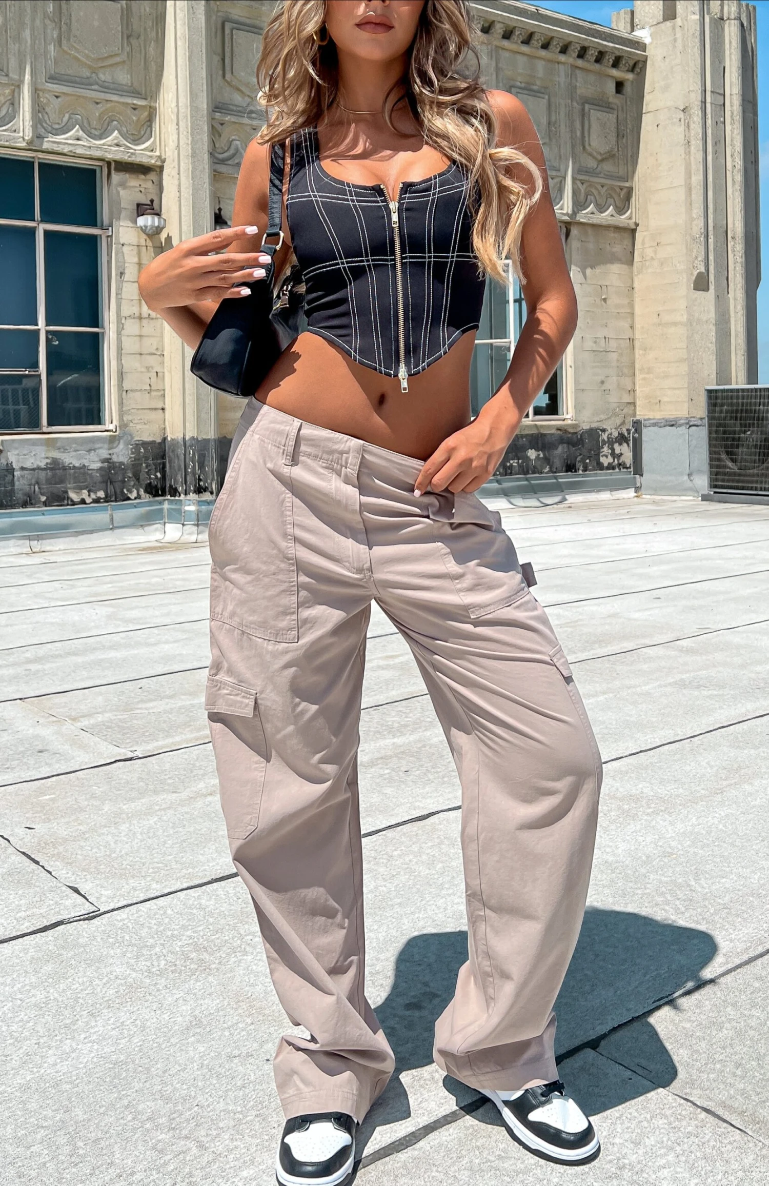 Know Your Worth Pants Beige - Image 7