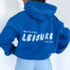 Leisure Series Oversized Hoodie Cobalt
