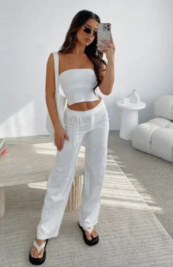 One You Want Pants White