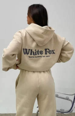 Sports Academy Oversized Hoodie Sand