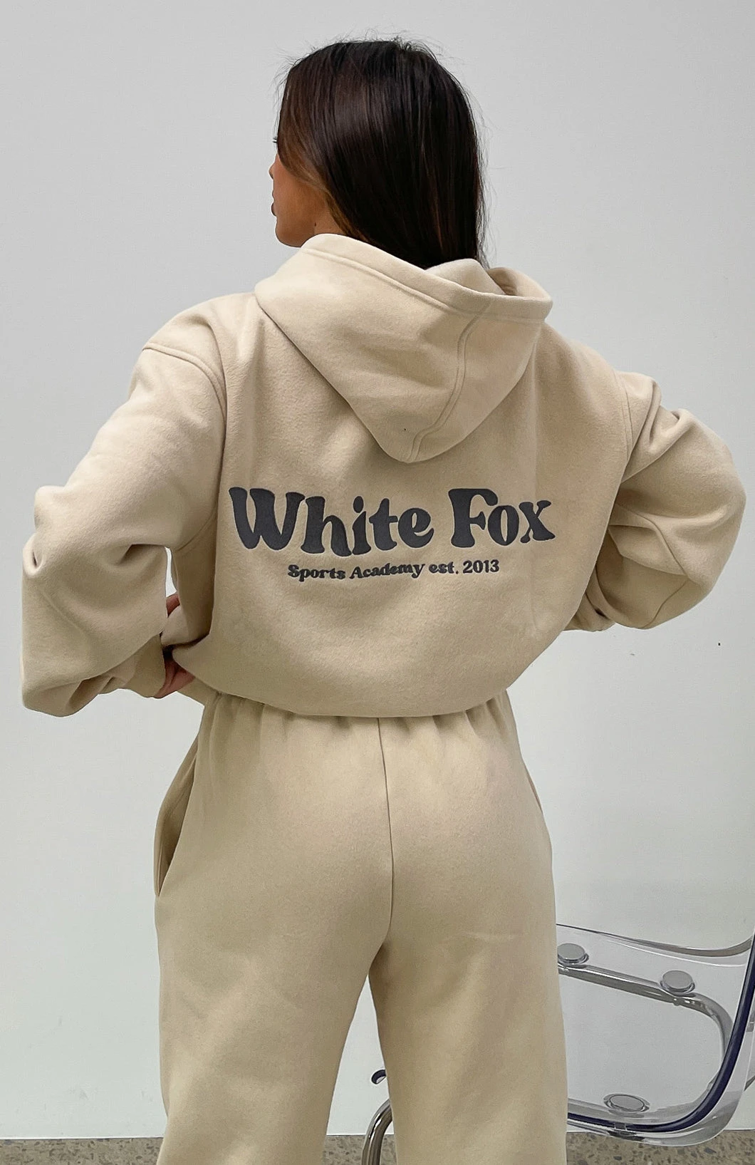 Sports Academy Oversized Hoodie Sand