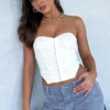 Star Step Bustier White