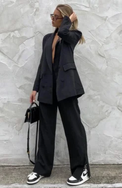 Press Pause Pants Black