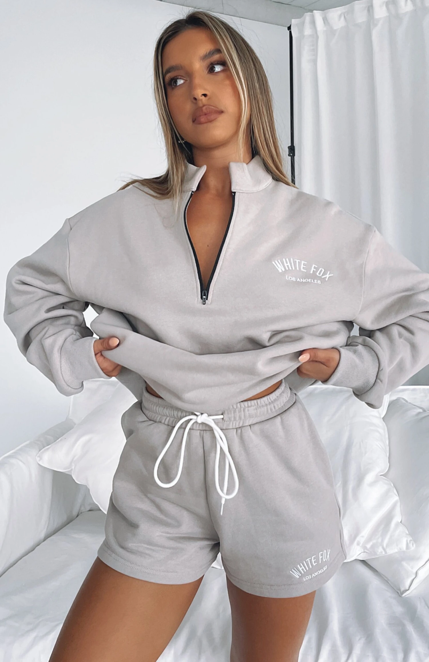 You Know You Got It Lounge Shorts Taupe