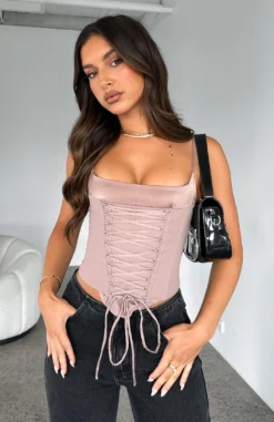 Until You're Mine Bustier Mocha