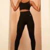 Seamless High Waisted Leggings Black